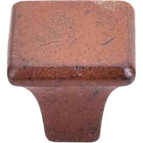 Top Knobs M1810 true rust square cabinet knob