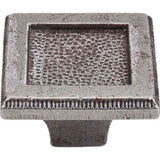 Top Knobs M1819 cast iron square cabinet knob