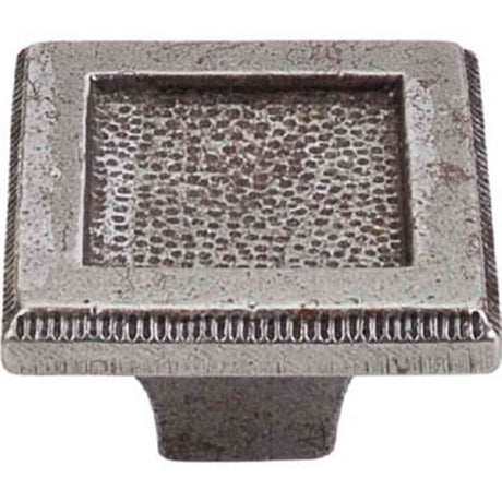 Top Knobs M1819 cast iron square cabinet knob