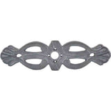 Top Knobs M182 pewter light cabinet backplates