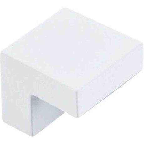 Top Knobs M1873 white square cabinet knob