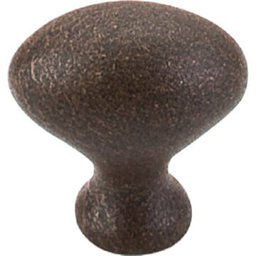 Top Knobs M203 rust oval cabinet knob
