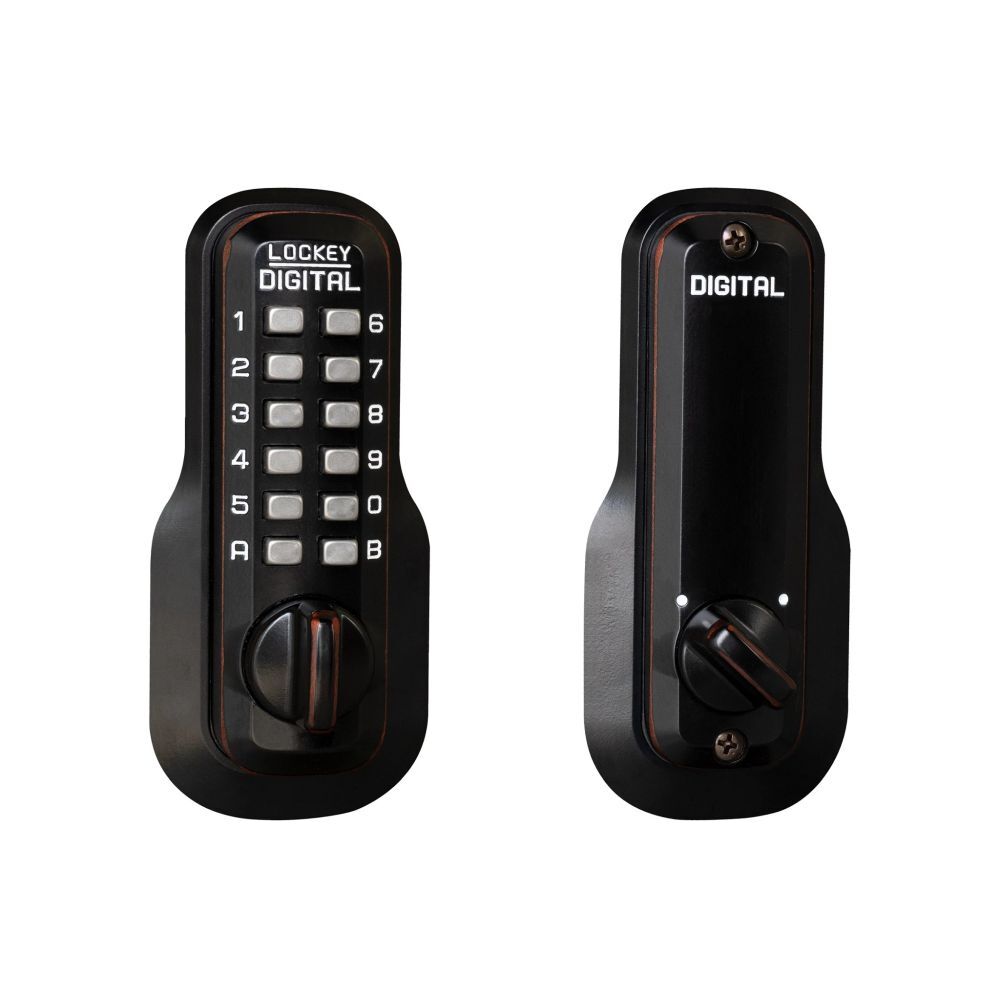 Lockey M210OIL M Series mechanical pushbutton locksets, additional view