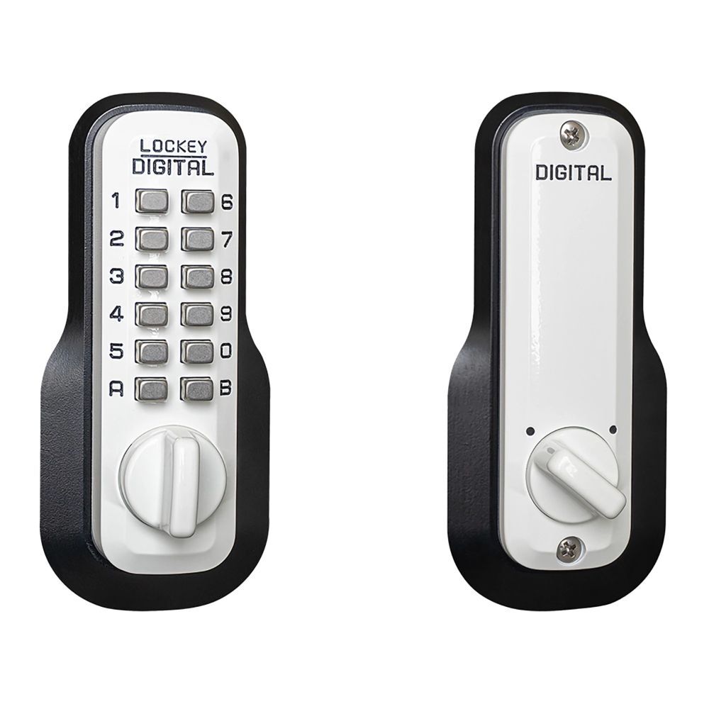 Lockey M210WH M Series mechanical pushbutton locksets, additional view