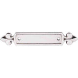 Top Knobs M2133 polished nickel cabinet backplates