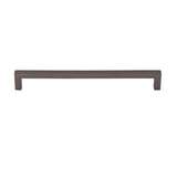 Top Knobs Square Bar Cabinet Pull 8-13/16" Center to Center, front view