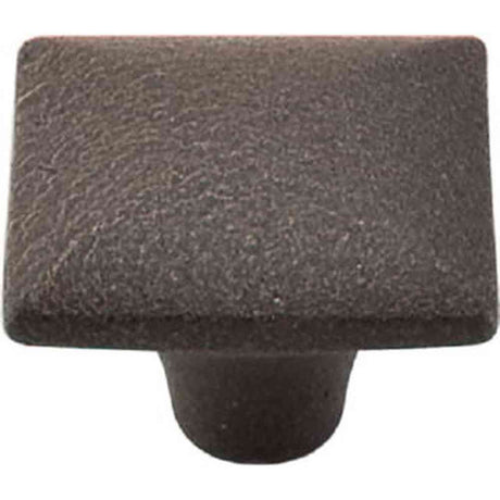 Top Knobs M265 rust square cabinet knob