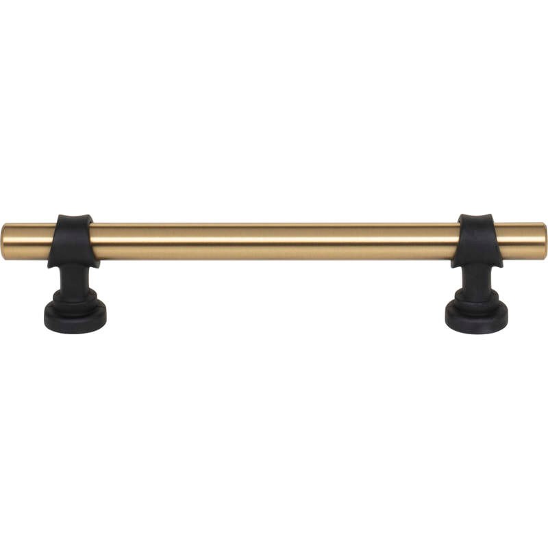 Top Knobs M2717 honey bronze and flat black cabinet pull