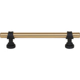 Top Knobs M2717 honey bronze and flat black cabinet pull