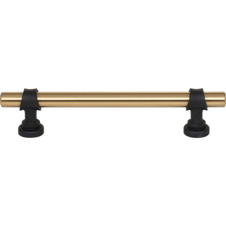 Top Knobs M2717 honey bronze and flat black cabinet pull