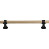 Top Knobs M2729 honey bronze and flat black cabinet pull