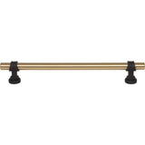 Top Knobs M2741 honey bronze and flat black cabinet pull