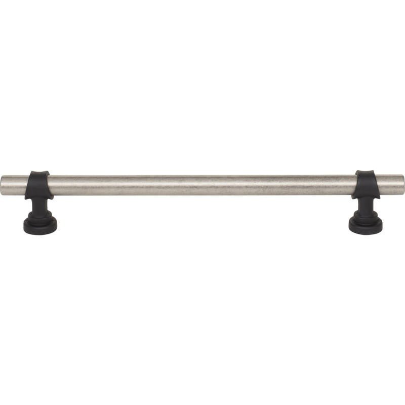 Top Knobs M2743 pewter antique and flat black cabinet pull
