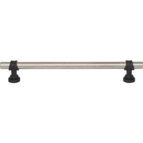 Top Knobs M2743 pewter antique and flat black cabinet pull