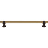 Top Knobs M2753 honey bronze and flat black cabinet pull