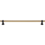 Top Knobs M2765 honey bronze and flat black cabinet pull