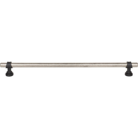 Top Knobs M2767 pewter antique and flat black cabinet pull