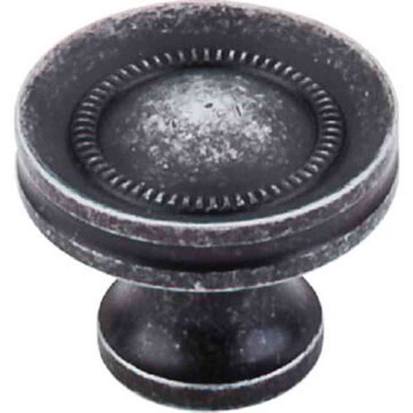 Top Knobs M293 black iron cabinet knob