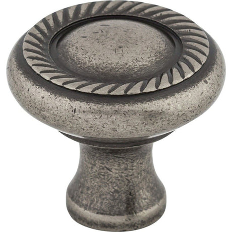 Top Knobs M329 pewter antique cabinet knob