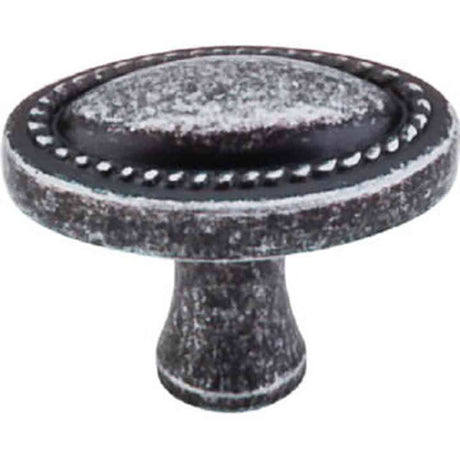 Top Knobs M348 black iron cabinet knob