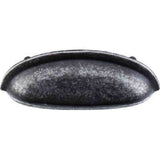 Top Knobs M363 black iron cup pulls