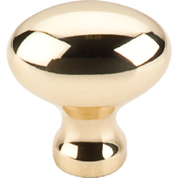 Top Knobs M368 polished brass oval cabinet knob