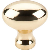 Top Knobs M368 polished brass oval cabinet knob