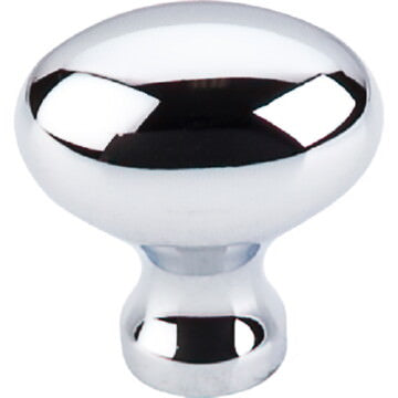 Top Knobs M369 polished chrome oval cabinet knob