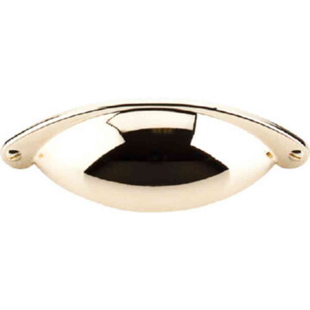 Top Knobs M398 polished brass cup pulls