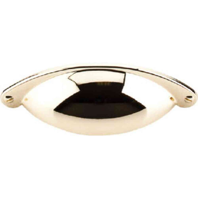 Top Knobs M398 polished brass cup pulls