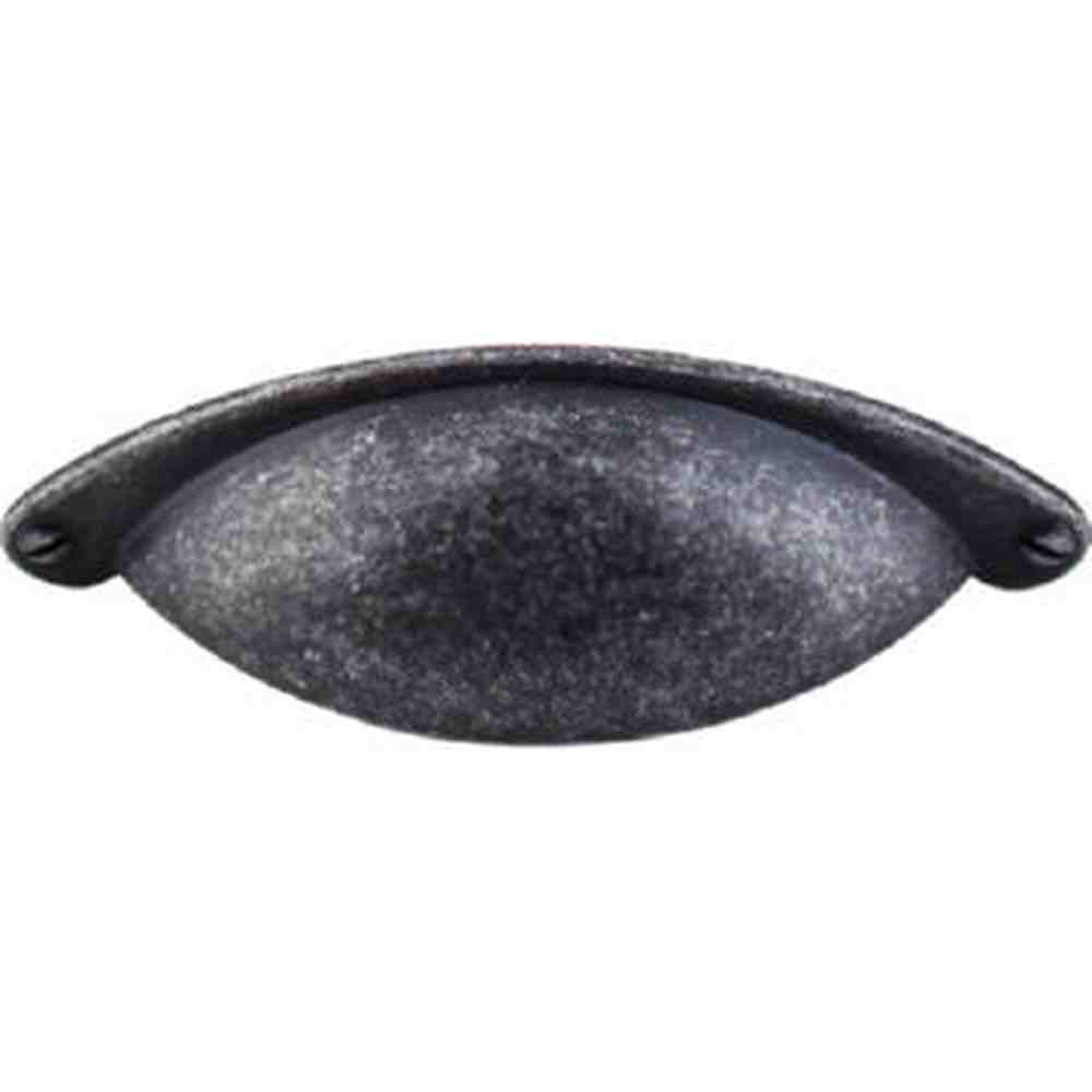 Top Knobs M406 black iron cup pulls