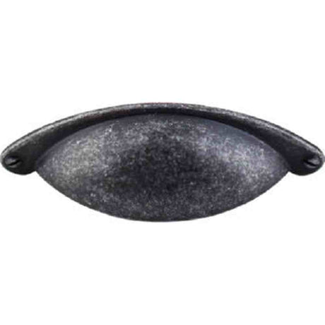 Top Knobs M406 black iron cup pulls