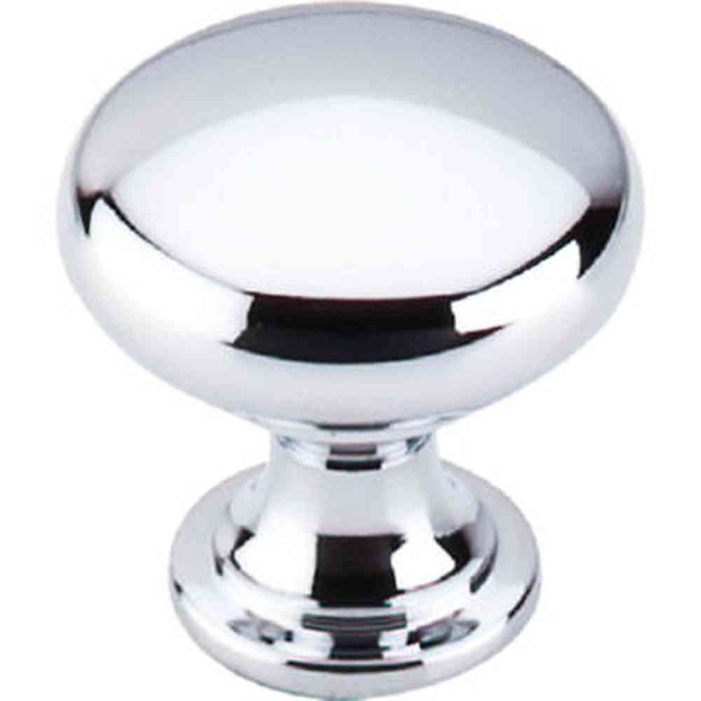 Top Knobs M411 polished chrome round cabinet knob