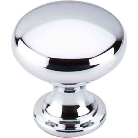 Top Knobs M411 polished chrome round cabinet knob