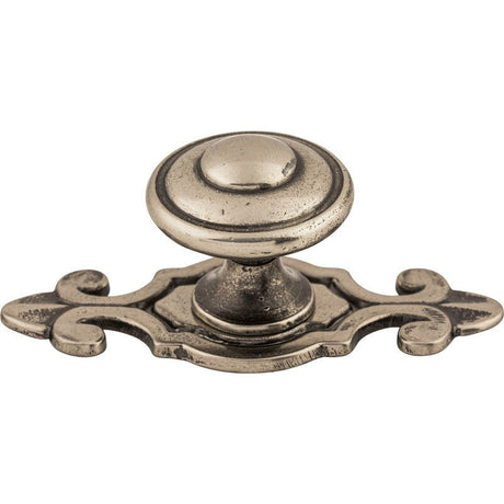 Top Knobs M464 pewter antique cabinet knob