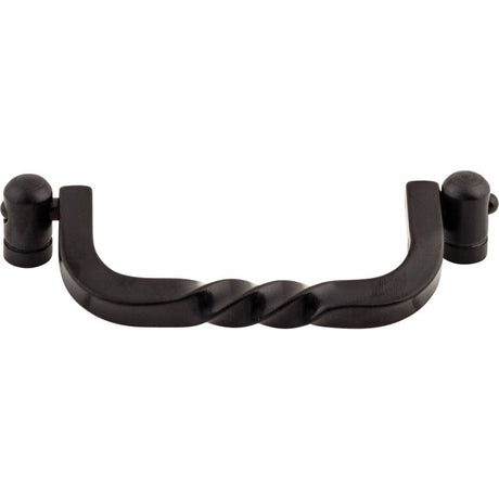 Top Knobs M644 patina black cabinet pull