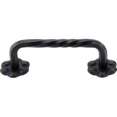 Top Knobs M647 patina black cabinet pull