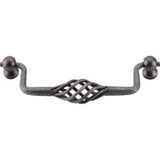 Top Knobs M658 pewter cabinet drop bail pulls