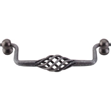 Top Knobs Twisted Wire Drop Cabinet Pull 5-1/16" Center to Center, front view