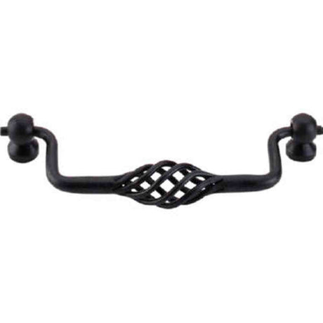 Top Knobs M659 patina black cabinet drop bail pulls