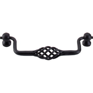 Top Knobs Twisted Wire Drop Cabinet Pull 5-1/16" Center to Center, front view