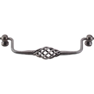 Top Knobs Twisted Wire Drop Cabinet Pull 6-5/16" Center to Center, front view