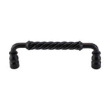 Top Knobs M671 patina black bar cabinet pull