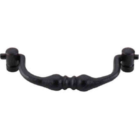 Top Knobs M689 patina black cabinet drop bail pulls