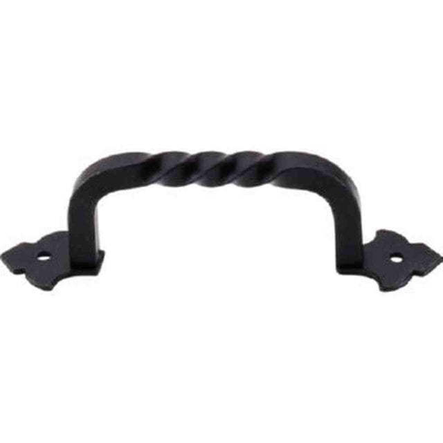 Top Knobs M692 patina black cabinet pull