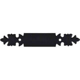 Top Knobs M698 patina black cabinet backplates