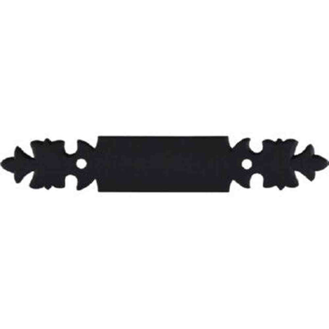 Top Knobs M698 patina black cabinet backplates