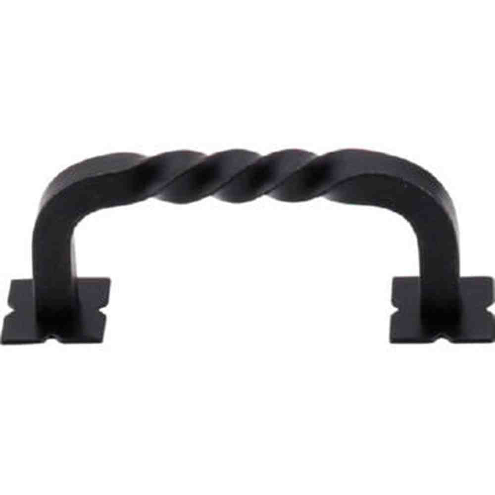 Top Knobs M710 patina black cabinet pull