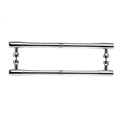 Top Knobs M721-18 PAIR polished chrome door pull