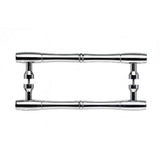 Top Knobs M721-8 PAIR polished chrome door pull
